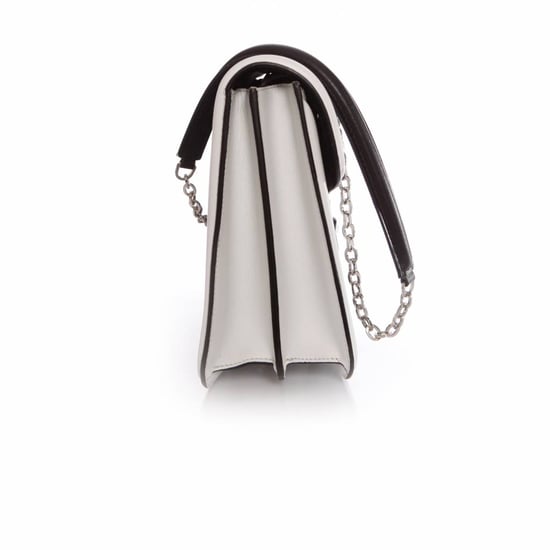 Alexander McQueen, Heroine Black and White Satchel Bag. - Image 4