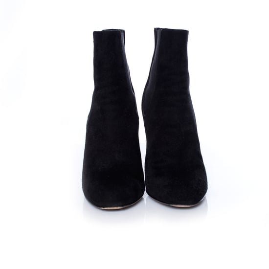 Dolce & Gabbana, Schwarze Chelsea-Boots aus Wildleder mit Absatz. - Image 4