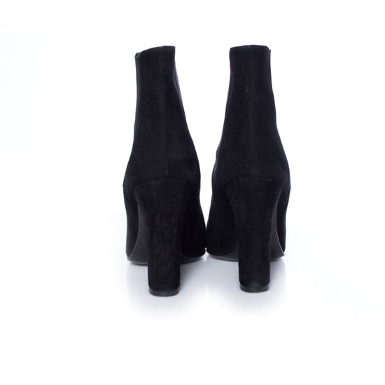 Dolce & Gabbana, Schwarze Chelsea-Boots aus Wildleder mit Absatz. - Image 6
