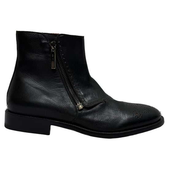 Etro Stiefeletten aus schwarzem Leder - Image 1