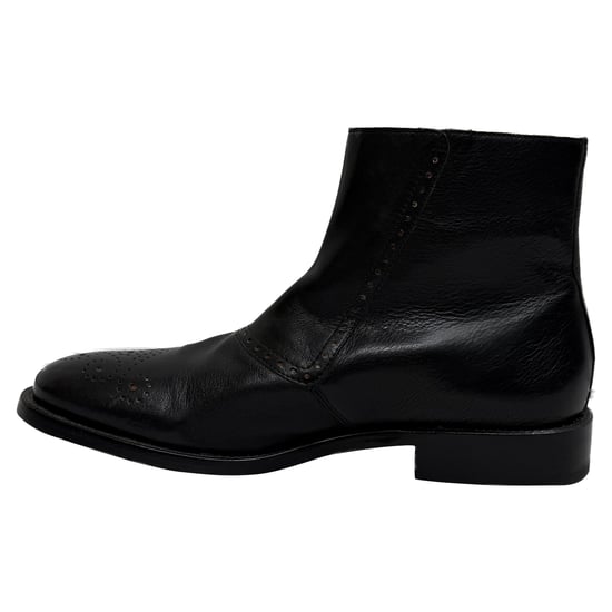Etro Stiefeletten aus schwarzem Leder - Image 4