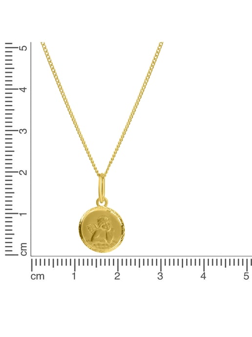 Zeeme for Kids Halskette Gold 333 Engel-Motiv 36/38cm lang - Image 3