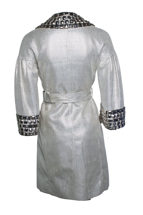 Burberry, silbermetallic Trenchcoat - Image 3