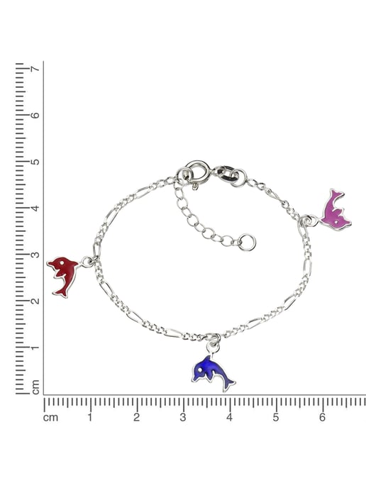 Zeeme for Kids Armband 925 Sterling Silber Delfine - Image 2