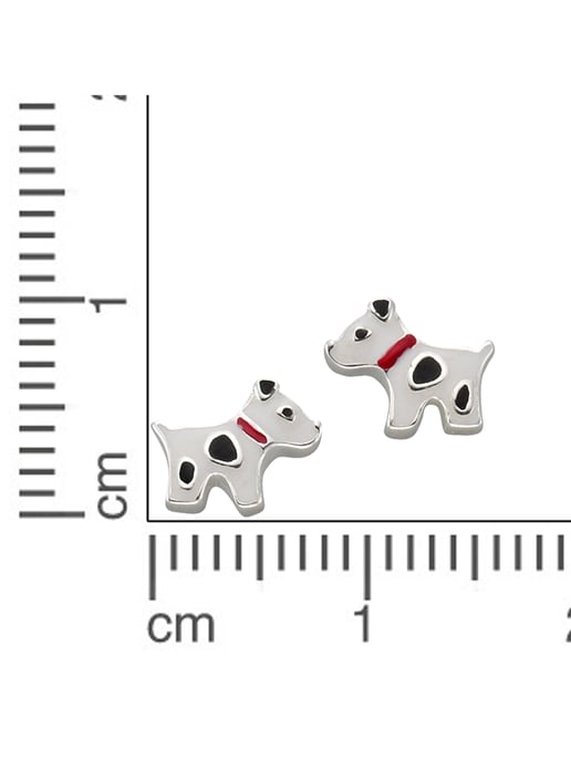 Zeeme for Kids Ohrringe Silber 925 Motiv Hund - Image 2