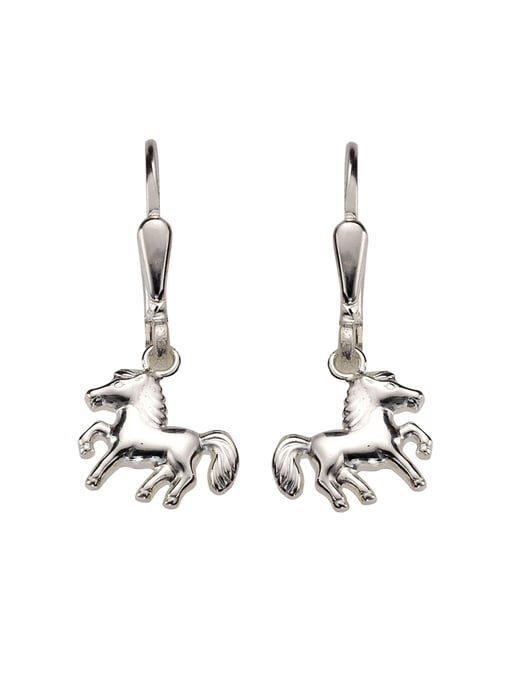 Zeeme for Kids Ohrringe 925 Sterling Silber Motiv Pferde - Image 2