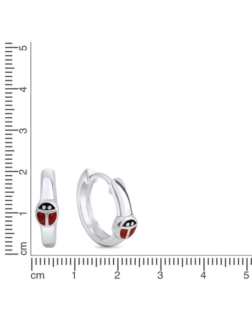 Zeeme for Kids Ohrringe 925 Sterling Silber Marienkäfer - Image 3