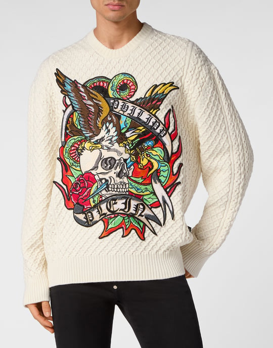 Pullover Rundhalsausschnitt Tattoo - Image 2