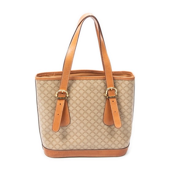 Vintage Small Shopping Tote Schultertasche - Image 5