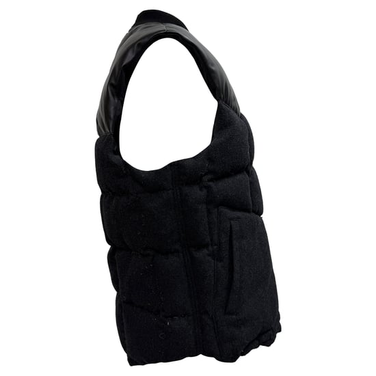 Ärmellose Daunenjacke von Armani Exchange aus schwarzer Wolle - Image 2