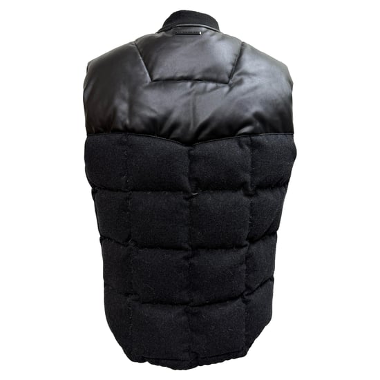 Ärmellose Daunenjacke von Armani Exchange aus schwarzer Wolle - Image 3