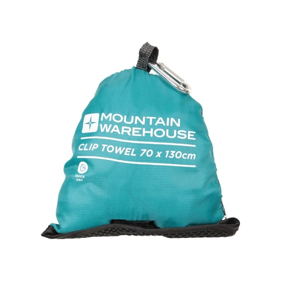 Mountain Warehouse - Handtuch, Unifarben, Clip, Reise (Petrol) - Image 4