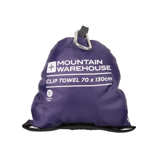 Mountain Warehouse - Handtuch, Unifarben, Clip, Reise (Violett) - Image 4