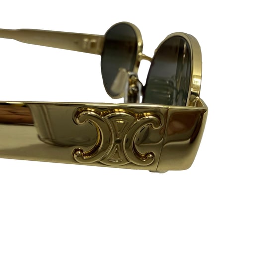 Celine Triumphe Sonnenbrille in Goldmetall - Image 6