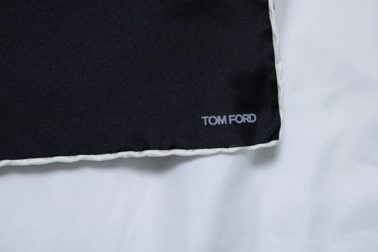Tom Ford, schwarzes Einstecktuch - Image 3