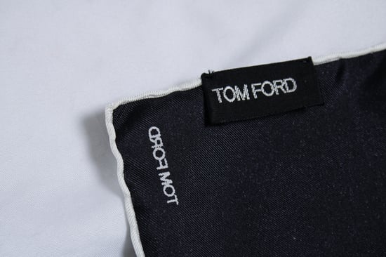 Tom Ford, schwarzes Einstecktuch - Image 4