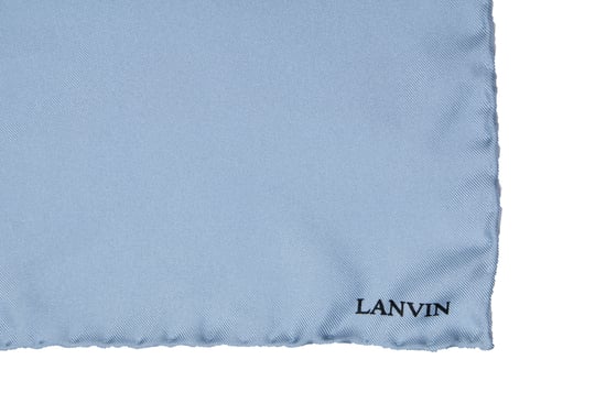Lanvin, hellblaues Einstecktuch - Image 3