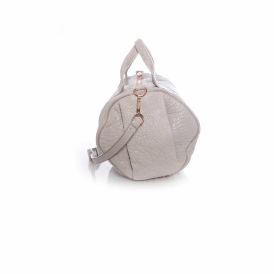 Alexander Wang, hellgraue Rockie-Tasche mit rosafarbenen Nieten. - Image 4