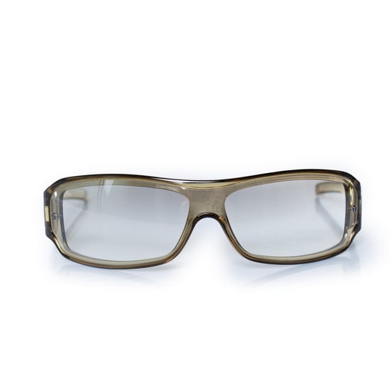 Gucci, olivgrüne Vintage-Schildbrille - Image 1
