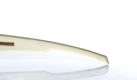 Gucci, olivgrüne Vintage-Schildbrille - Image 6