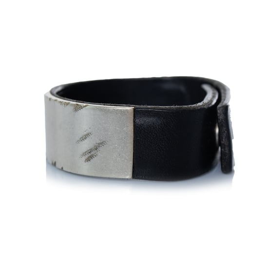 Maison Margiela, Armband aus Leder und Metall - Image 3
