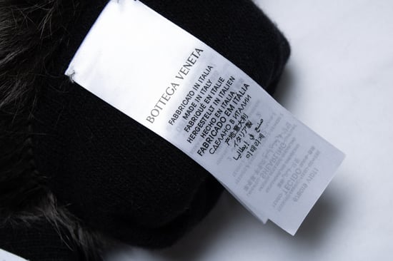 Bottega Veneta, graue Lammfellhandschuhe - Image 4