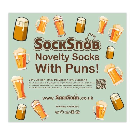 3 Paar Herren Freizeit-Socken aus Baumwollmischung | Lustige Essen- und Getränkesprüche | Geschenkidee - Image 2