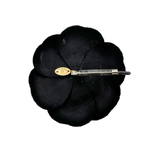 Chanel Vintage Stoffbrosche Kamelie - Image 2