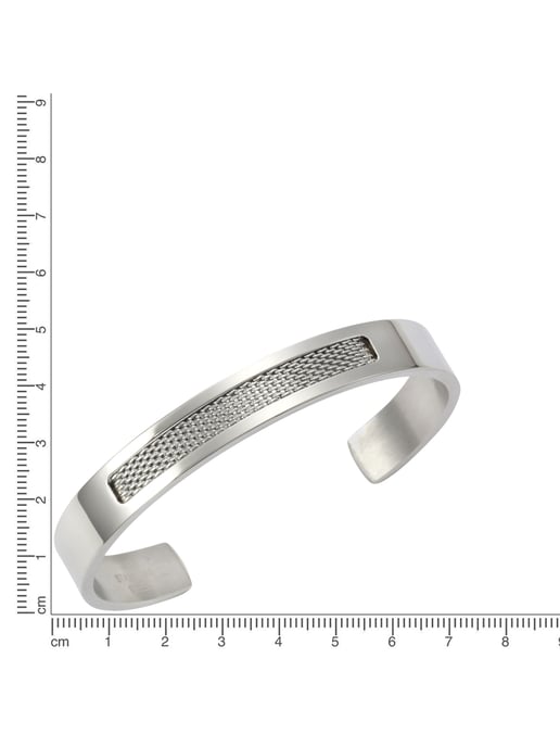 Zeeme Stainless Steel Armreif Edelstahl 10mm breit - Image 2