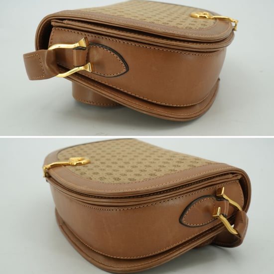 Gucci Vintage-Schultertasche aus Stoff mit Pferdegebiss - Image 4