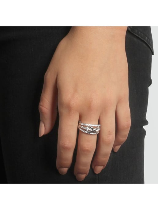Zeeme Silber Ring Silber 925 zweifarbig mit Unendlichkeits-Motiv - Image 4