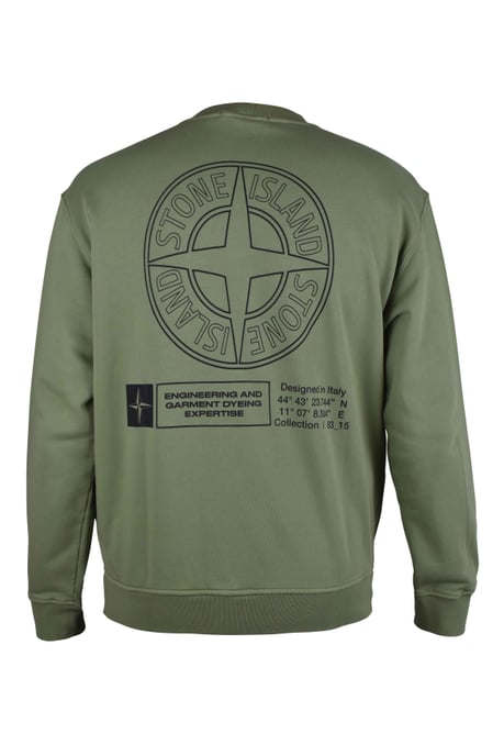 Stone Island Pullover Kaki - Image 2