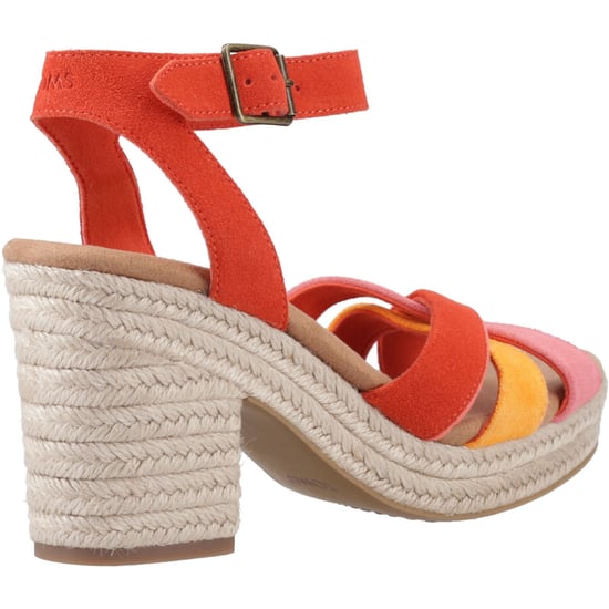 TOMS Majorca Strappy Damen Sandalen aus Leder mit Flammenmuster - Image 2