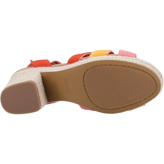 TOMS Majorca Strappy Damen Sandalen aus Leder mit Flammenmuster - Image 3