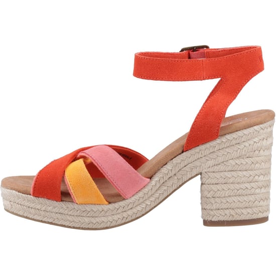 TOMS Majorca Strappy Damen Sandalen aus Leder mit Flammenmuster - Image 4