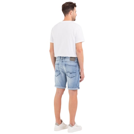 Replay RBJ 981 Denim Tapered Shorts, Blau - Image 6