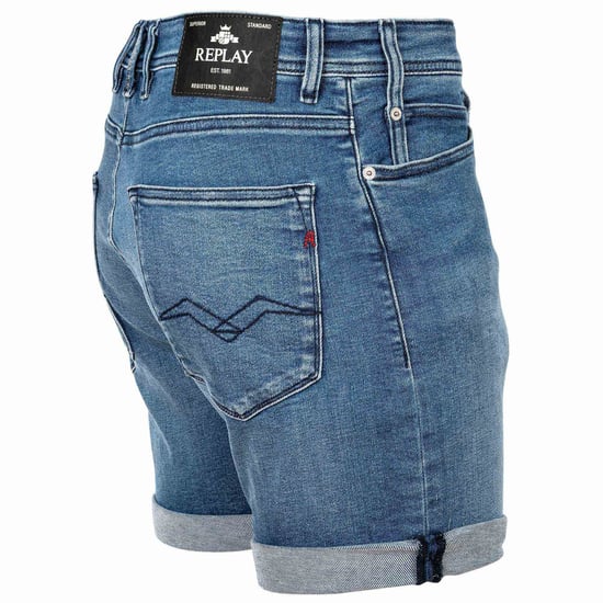Replay RBJ.981 Tapered Shorts, Blau - Image 3