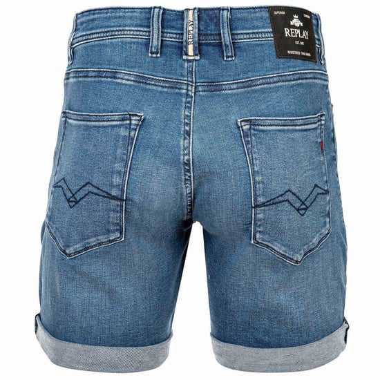 Replay RBJ.981 Tapered Shorts, Blau - Image 4