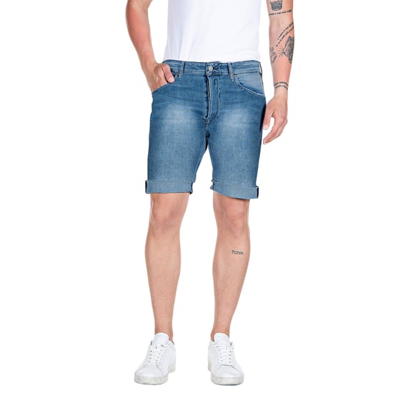 Replay RBJ.981 Tapered Shorts, Blau - Image 5