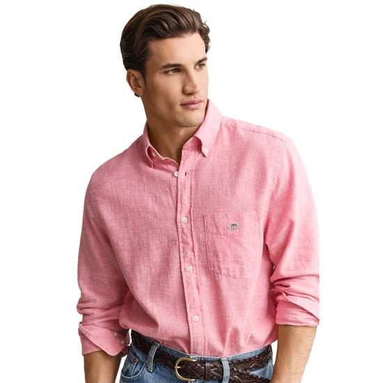 Gant Regular Cotton Linen Hemd - Image 5