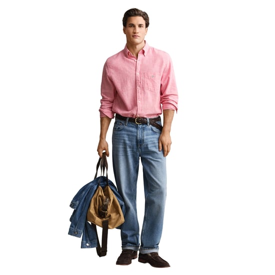 Gant Regular Cotton Linen Hemd - Image 6