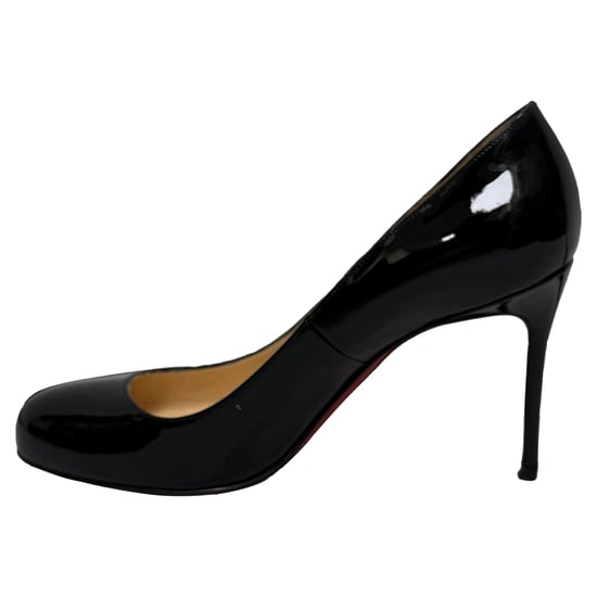 Christian Louboutin Fifi Pumps aus schwarzem Lackleder - Image 4