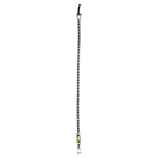 Swarovski Matrix Tennisarmband in Goldmetall - Image 2
