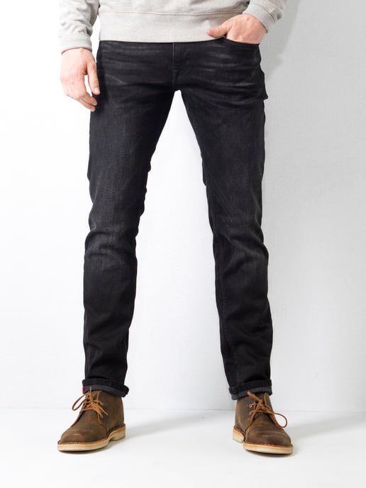 Petrol Industries - Regular Tapered Fit Jeans Russel Herren - Schwarz - Image 3