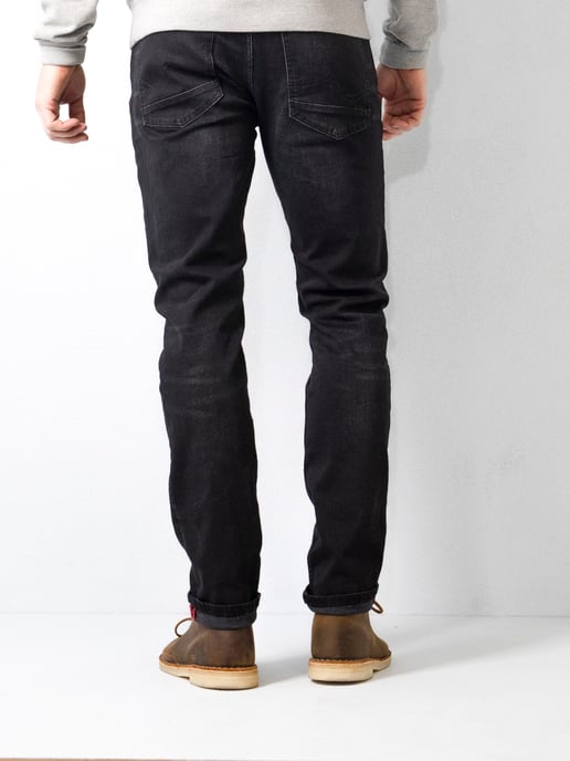 Petrol Industries - Regular Tapered Fit Jeans Russel Herren - Schwarz - Image 4