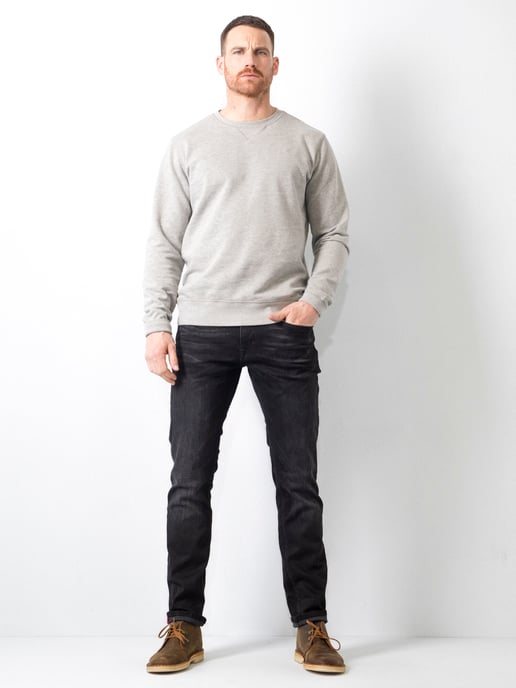 Petrol Industries - Regular Tapered Fit Jeans Russel Herren - Schwarz - Image 5