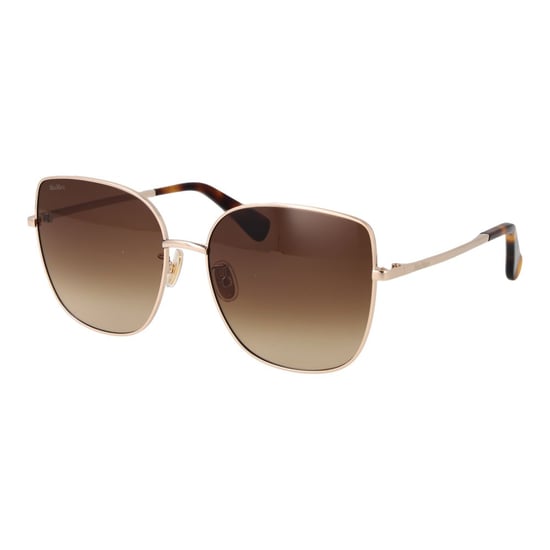 Max Mara Rose Gold Metallsonnenbrille - Image 1