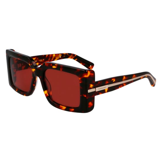 Ferragamo Braune Acetat-Sonnenbrille - Image 1