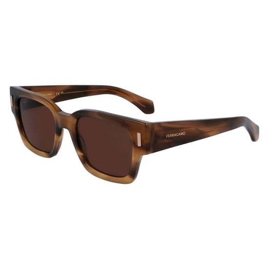Ferragamo Braune Acetat Sonnenbrille - Image 1