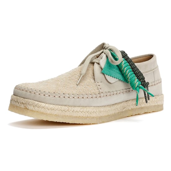 Pompeii Weaver Herren Wildleder Schnürschuhe In Beige - Image 3